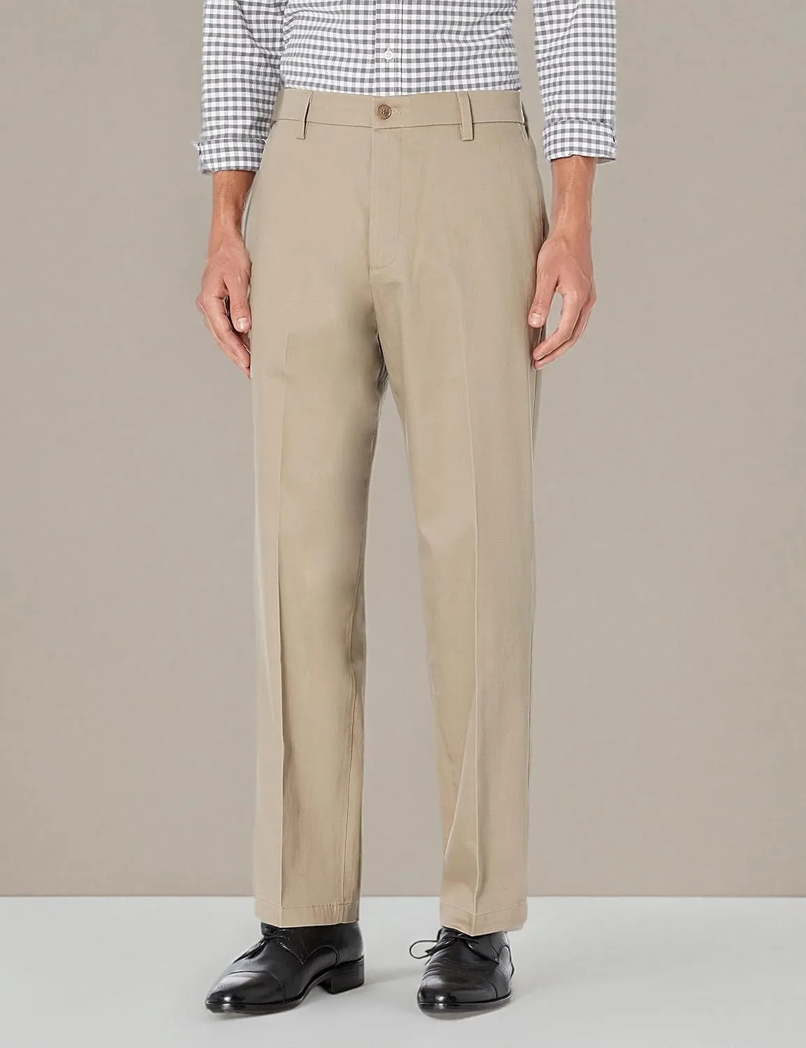 Dockers Men's Relaxed Fit Signature Khaki Lux Cotton Stretch Pants
