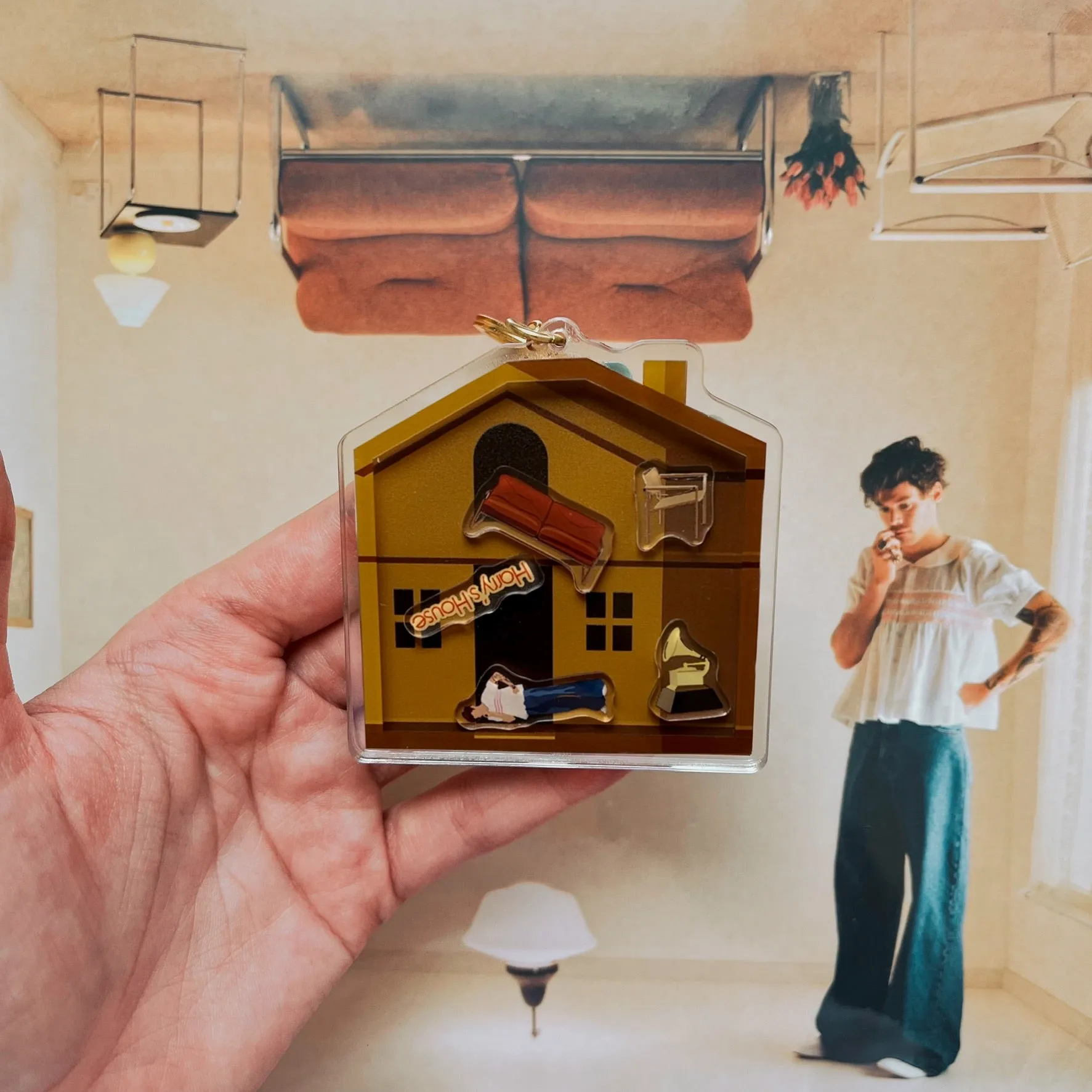 Harry’s House shaker keychain