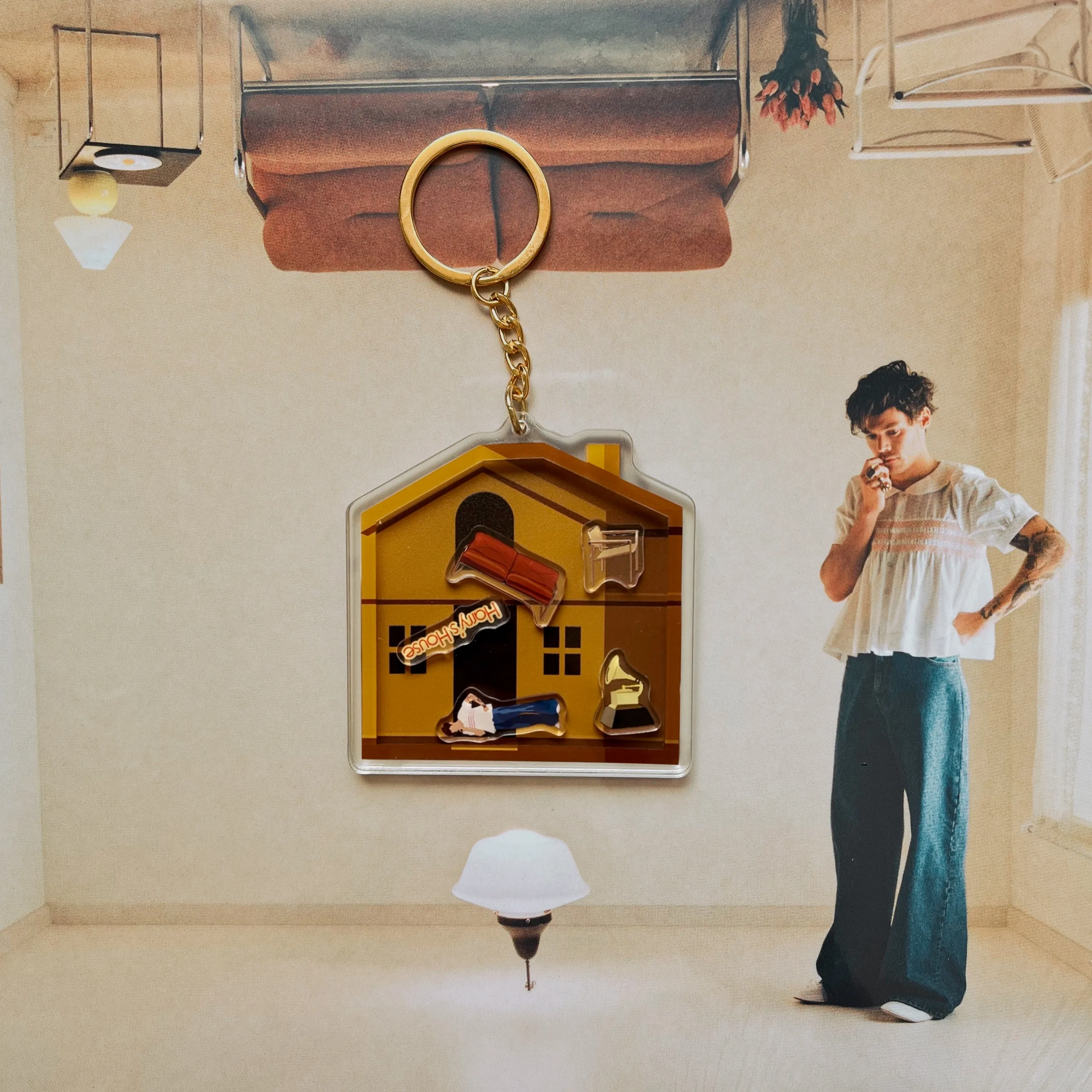 Harry’s House shaker keychain