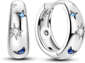 NARMO Earrings for Women 925 Sterling Silver Heart Hoops Small Colorful Rainbow Hoop Earrings Huggie Earrings