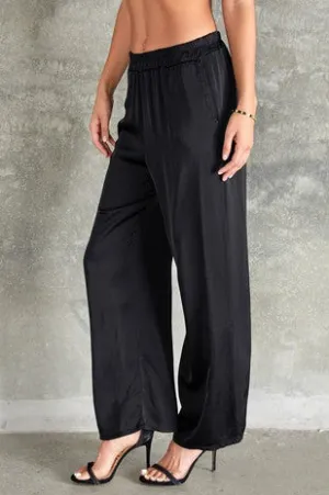 Silk Wide Leg Pants