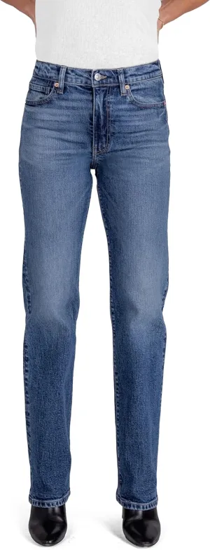Women's Mid Rise Regular Straight Jeans Classic Pants